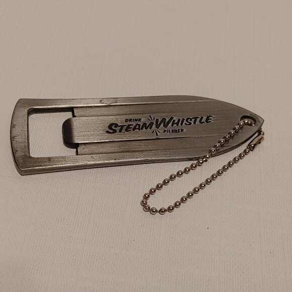 RARE 2009 Retro Steam Whistle Bottle Opener Pilsner - Picture 1 of 2